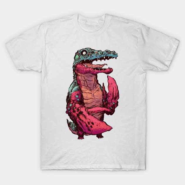 Croc Lobster T-Shirt by jesse.lonergan